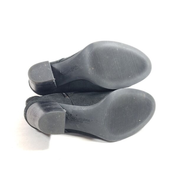 Koolaburra By UGG Womens Black Suede Ankle Boots With Block Heel Size 9 - Picture 9 of 9